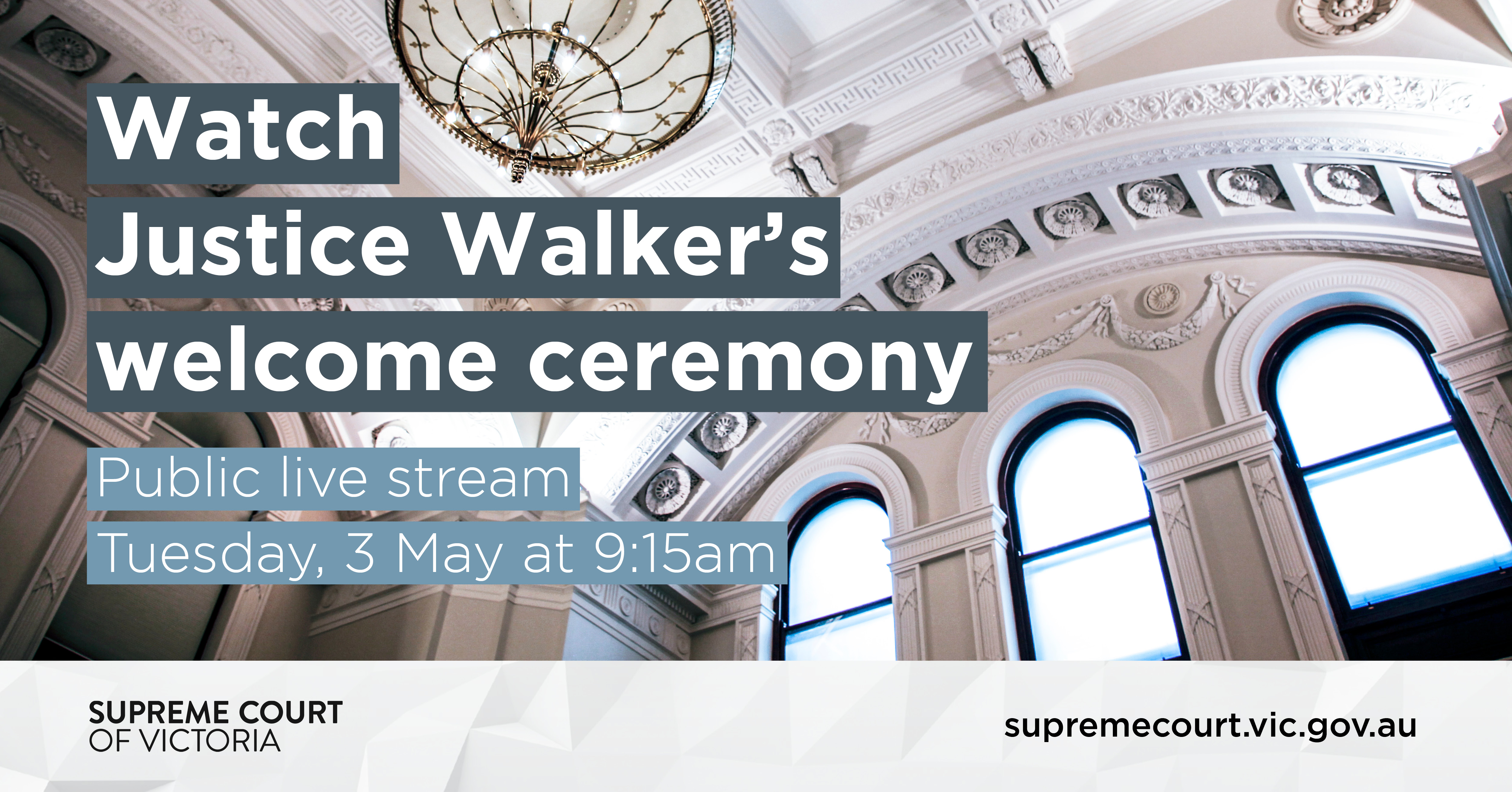Welcome Ceremony For Justice Walker The Supreme Court Of Victoria